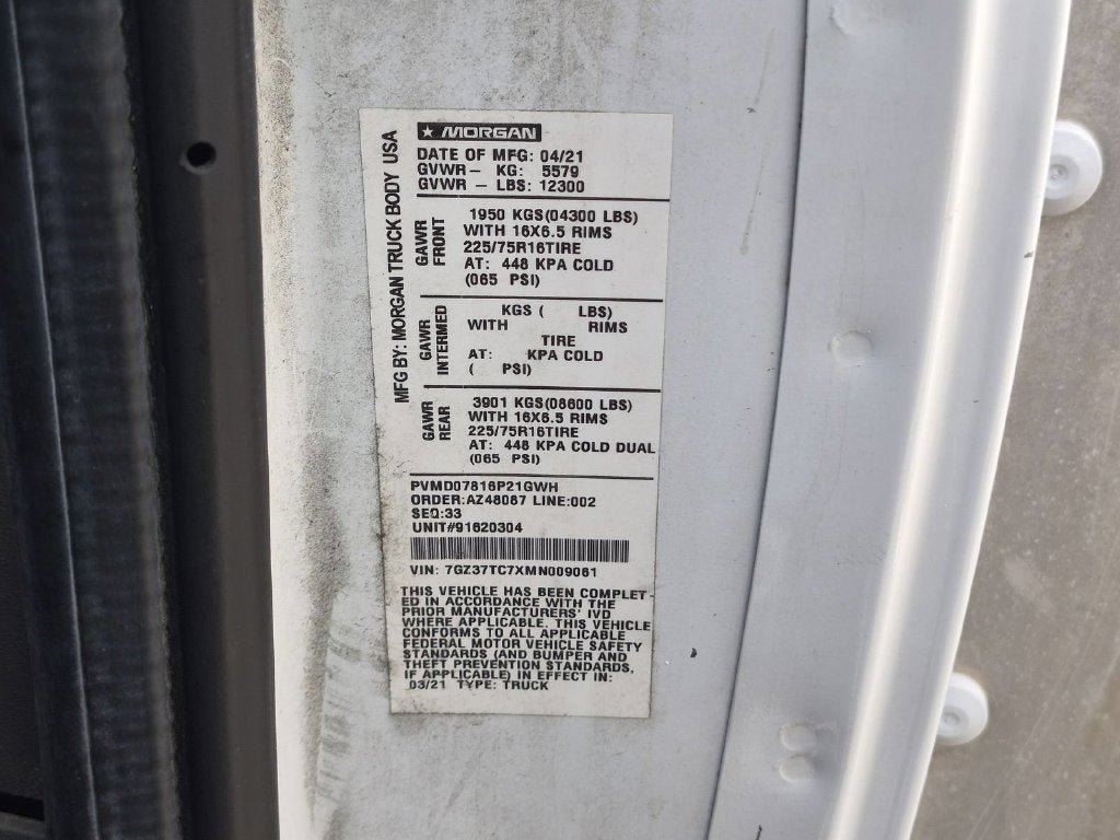 Used 2021 GMC Savana 3500 Extended w/ Power Convenience Package RWD image 35