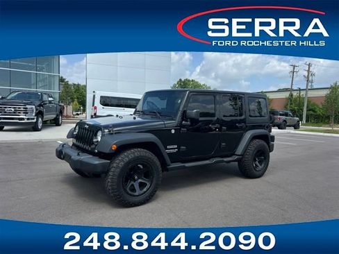 Used 2015 Jeep Wrangler Unlimited Sport w/ Quick Order Package 24S AWD/4WD image 1