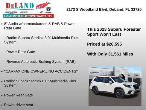 Used 2023 Subaru Forester Sport image 7