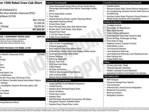 Used 2025 RAM 1500 Rebel w/ Rebel Level 1 Equipment Group AWD/4WD image 4
