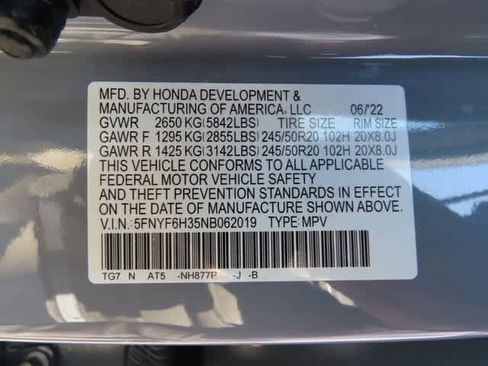 Certified 2022 Honda Pilot Sport image 28