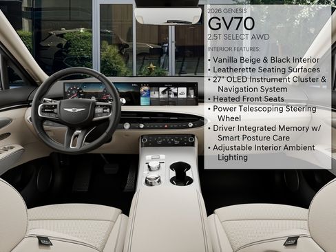 Used 2026 Genesis GV70 2.5T Select AWD/4WD image 17