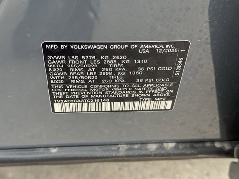 New 2026 Volkswagen Atlas Cross Sport SEL R-Line AWD/4WD image 21