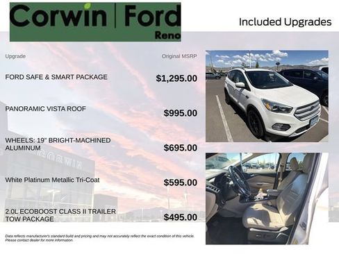 Certified 2018 Ford Escape Titanium w/ Ford Safe & Smart Package AWD/4WD image 8
