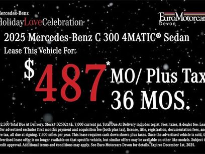 Certified 2025 Mercedes-Benz C 300 4MATIC Sedan