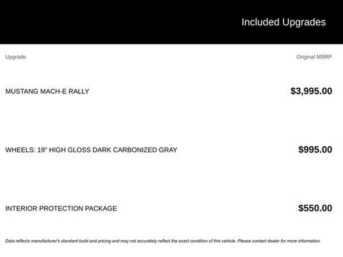 New 2025 Ford Mustang Mach-E GT w/ Interior Protection Package image 16