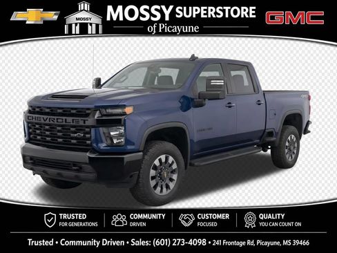 Used 2022 Chevrolet Silverado 2500 Custom w/ Custom Value Package AWD/4WD image 1