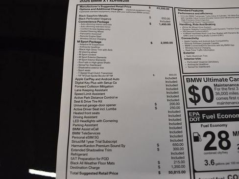 New 2026 BMW X1 xDrive28i w/ M Sport Package AWD/4WD image 6