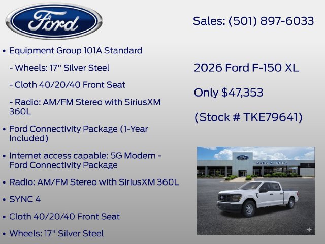 New 2026 Ford F150 XL AWD/4WD image 6