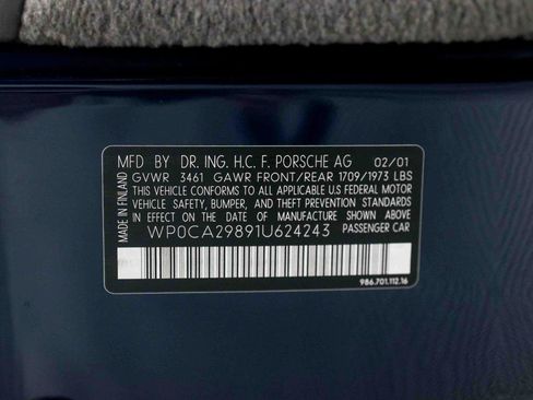 Used 2001 Porsche Boxster RWD image 77