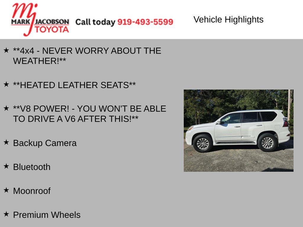 Used 2014 Lexus GX 460 w/ Premium Package AWD/4WD image 5