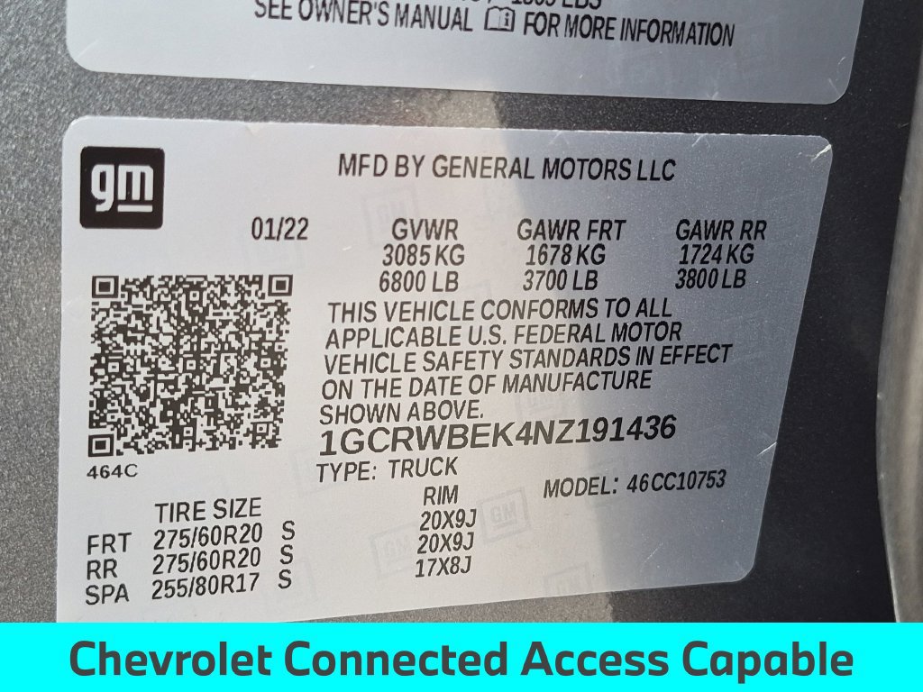 Used 2022 Chevrolet Silverado 1500 Custom RWD image 30