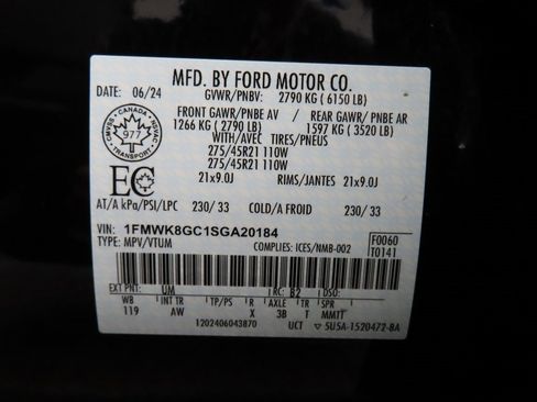 Used 2025 Ford Explorer ST image 60