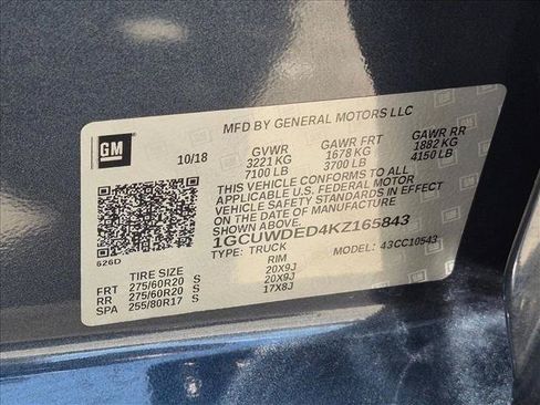 Used 2019 Chevrolet Silverado 1500 RST w/ All-Star Edition RWD image 21