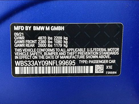 Used 2022 BMW M3 Competition w/ Executive Package RWD image 19