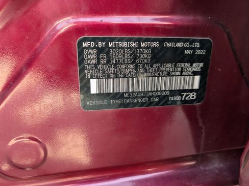 Used 2022 Mitsubishi Mirage SE image 25