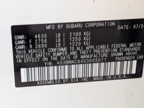 Used 2025 Subaru Legacy Premium AWD/4WD image 38