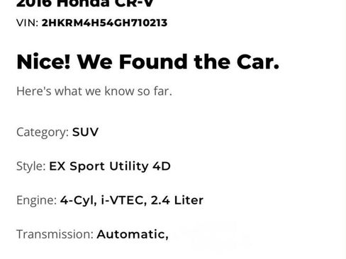 Used 2016 Honda CR-V EX image 3