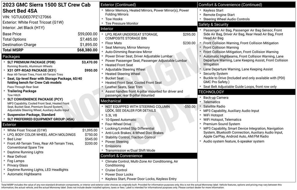 Used 2023 GMC Sierra 1500 SLT w/ SLT Premium Package AWD/4WD image 26