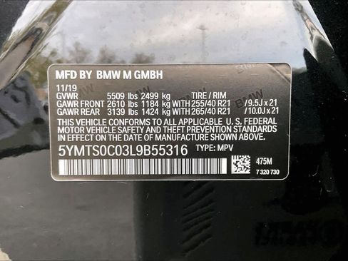 Used 2020 BMW X3 M w/ Executive Package image 32