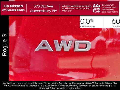 New 2026 Nissan Rogue S AWD/4WD image 5