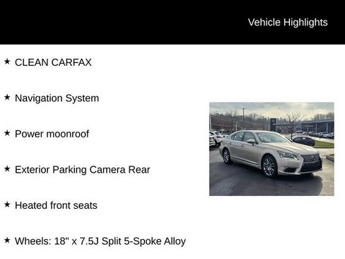 Used 2014 Lexus LS 460 image 5