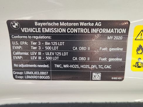 Used 2020 BMW X5 sDrive40i w/ Convenience Package image 13