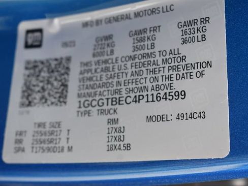 Used 2023 Chevrolet Colorado W/T w/ WT Convenience Package II AWD/4WD image 16