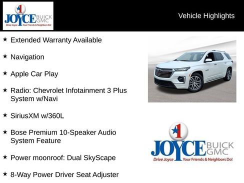 Certified 2022 Chevrolet Traverse High Country AWD/4WD image 25