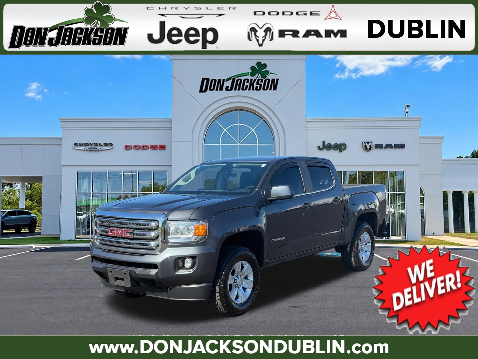 Used 2017 GMC Canyon SLE w/ SLE Convenience Package RWD image 1