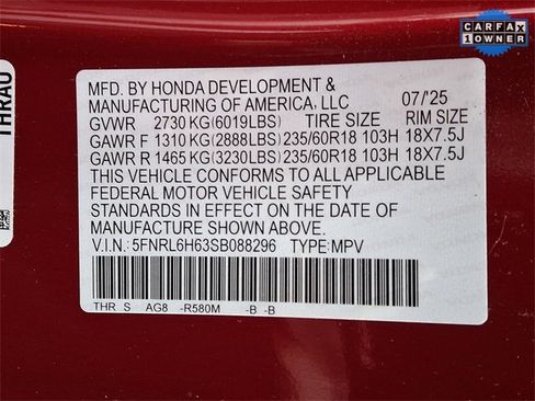 Used 2025 Honda Odyssey EX-L image 28