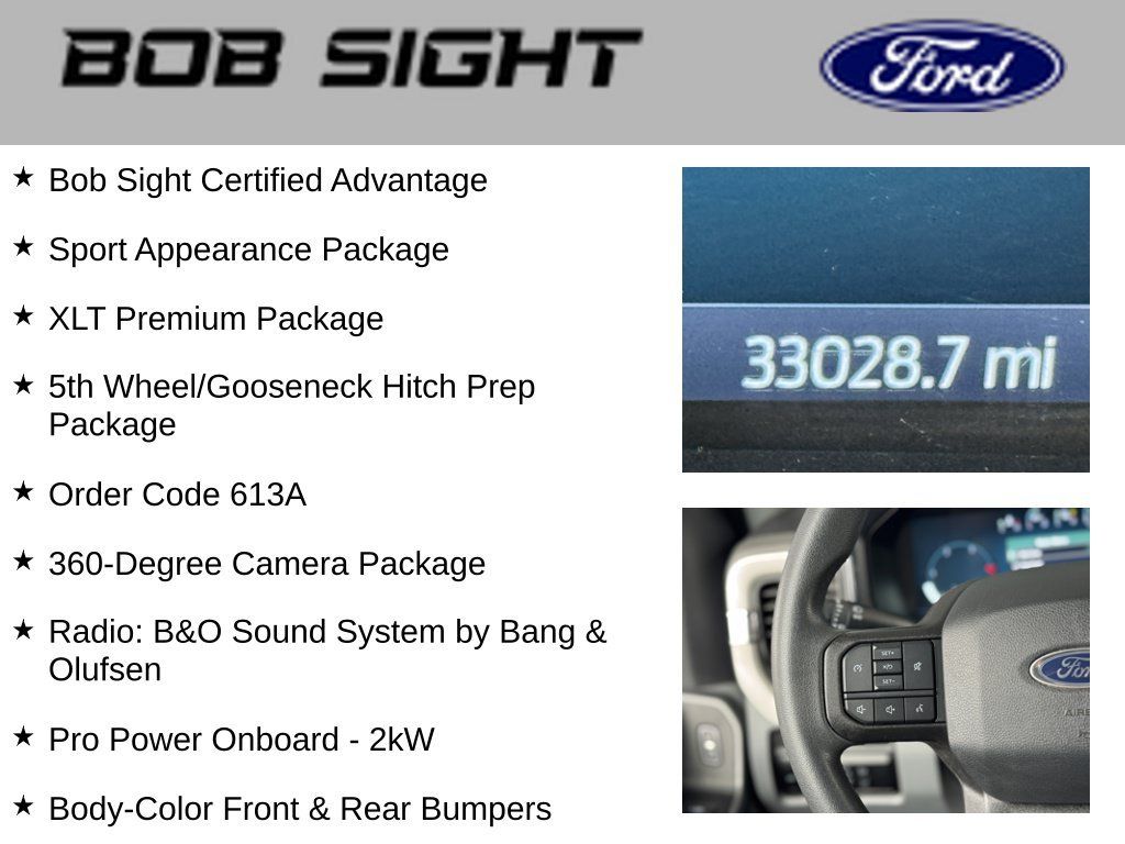 Used 2023 Ford F350 XLT w/ XLT Premium Package AWD/4WD image 3