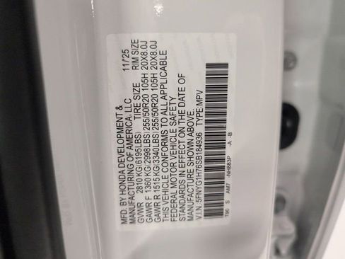 New 2025 Honda Pilot Touring image 40