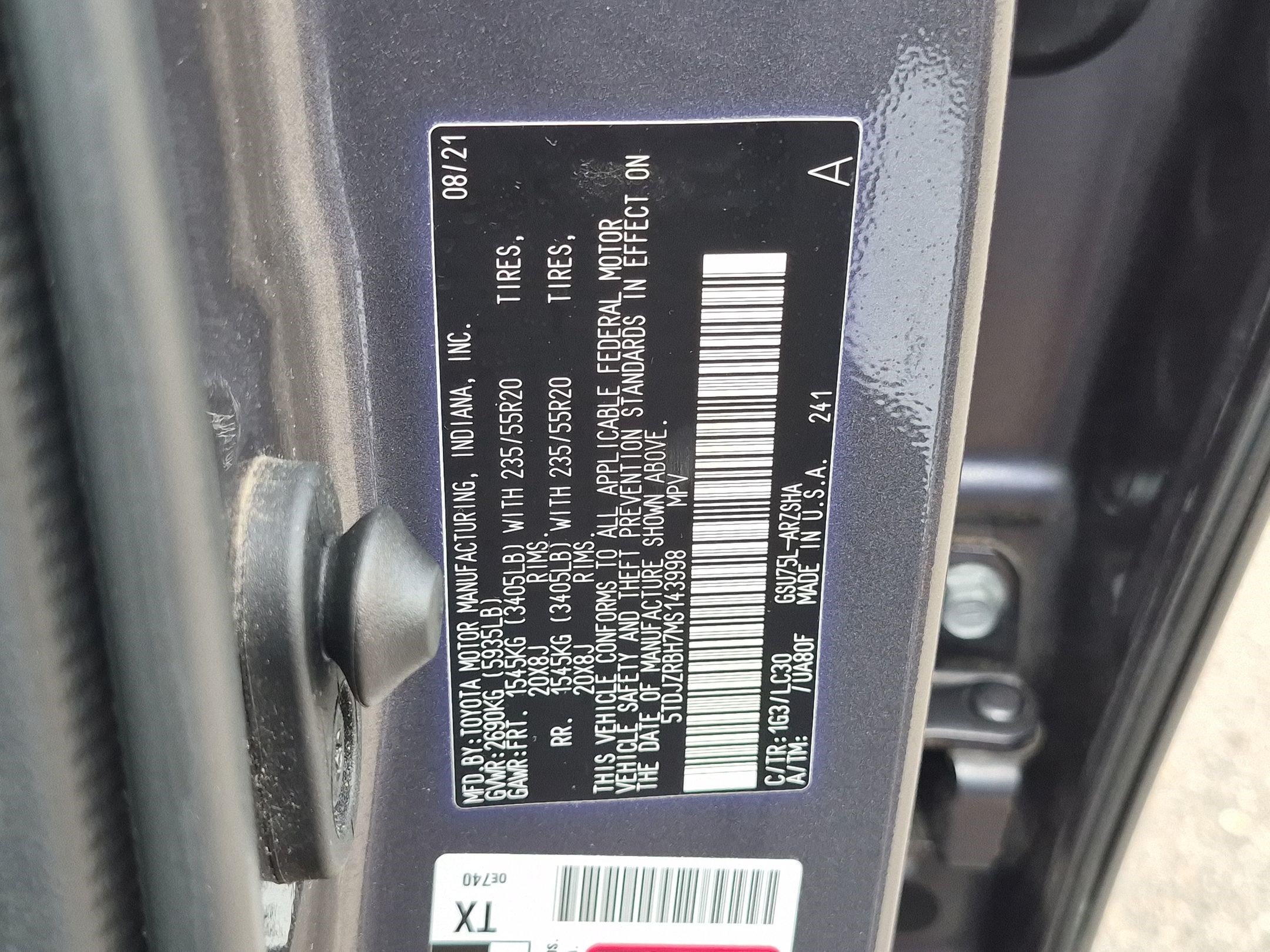 Used 2021 Toyota Highlander XSE AWD/4WD image 35