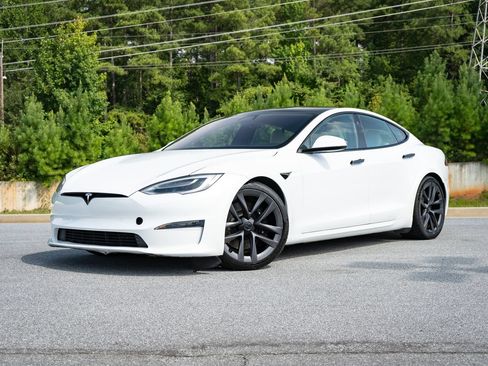 Used 2021 Tesla Model S Plaid AWD/4WD image 2