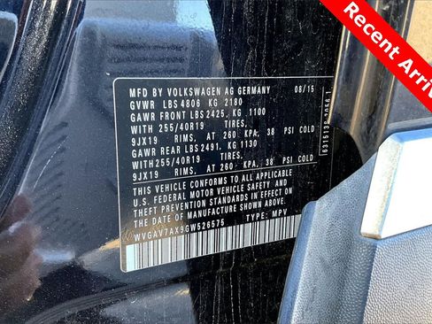 Used 2016 Volkswagen Tiguan SEL image 9
