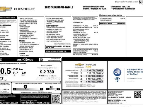 Used 2023 Chevrolet Suburban LS w/ Driver Alert Package AWD/4WD image 9