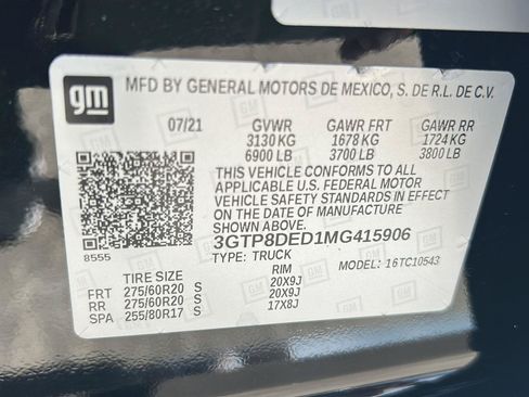 Used 2021 GMC Sierra 1500 SLT RWD image 32