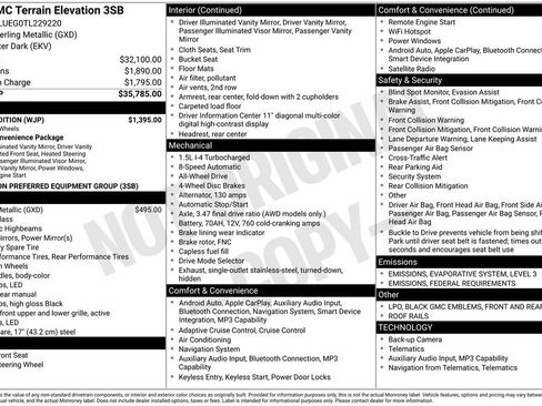 New 2026 GMC Terrain Elevation w/ Black Edition image 35