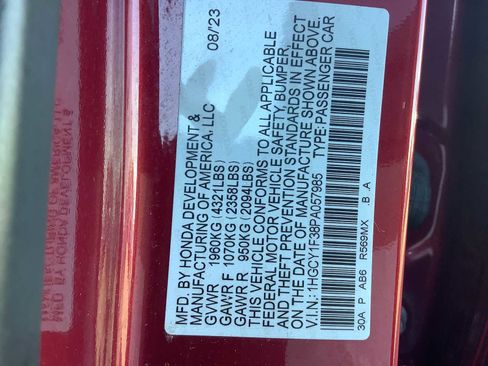 Used 2023 Honda Accord EX image 21