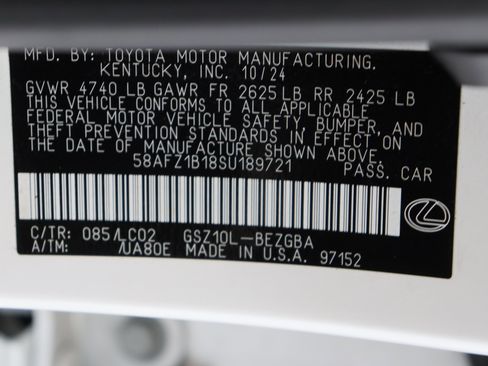 Used 2025 Lexus ES 350 Ultra Luxury w/ Accessory Package (Z2) FWD image 44