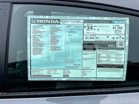 New 2025 Honda Civic Sport image 17