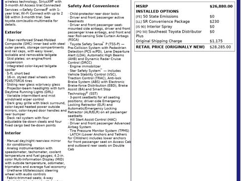 Used 2020 Toyota Tacoma SR w/ SR Convenience Package image 47