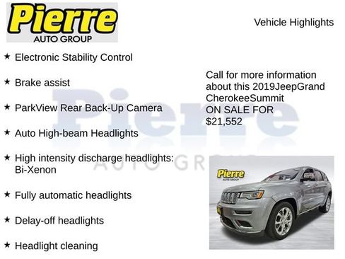 Used 2019 Jeep Grand Cherokee Summit AWD/4WD image 15