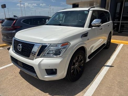Used 2019 Nissan Armada Platinum w/ Captain's Chairs Package RWD image 1