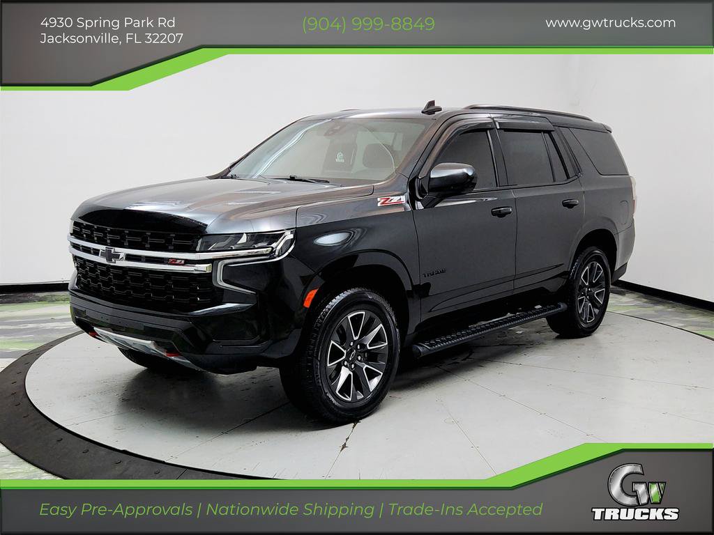 Used 2021 Chevrolet Tahoe Z71 w/ Rear Media and Nav Package AWD/4WD image 1