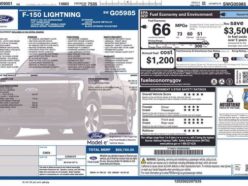 Used 2025 Ford F150 Lightning Platinum image 11