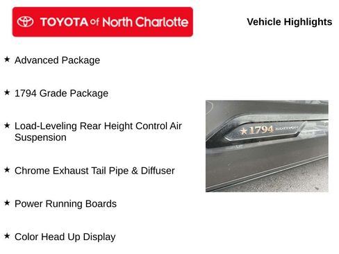 Used 2022 Toyota Tundra 1794 Edition w/ Advanced Package AWD/4WD image 5