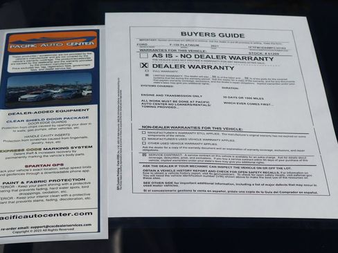 Used 2021 Ford F150 Platinum w/ Equipment Group 701A High image 66