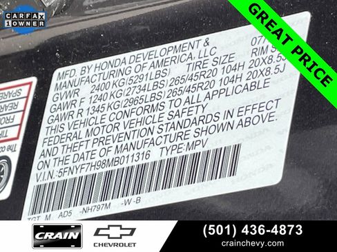 Used 2021 Honda Passport Touring image 35